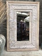 Unieke spiegel XXL oude plafonddelen 200 cm hoog, Rechthoekig, Ophalen of Verzenden, 125 cm of meer, Zo goed als nieuw