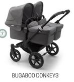 Bugaboo donkey 3 twin + accessoires, Kinderen en Baby's, Kinderwagens en Combinaties, Ophalen, Zo goed als nieuw, Kinderwagen