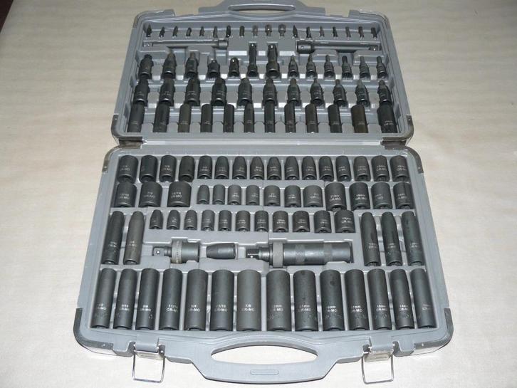 WEEKTOPPER 119-delige slagdoppen- en slagbitsset, Auto diversen, Autogereedschap, Nieuw, Verzenden