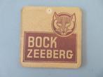 Zeldzaam bierviltje Bock Zeeberg Aalst, Verzenden, Zo goed als nieuw, Viltje(s), Overige merken