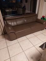 Lederen zetel 3 zit in heel goede staat, Huis en Inrichting, Zetels | Zetels, Ophalen, 100 tot 125 cm, Driepersoons, Leer