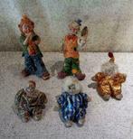 5 Leuke Clown Beeldjes en Poppetjes, Verzamelen, Beelden en Beeldjes, Ophalen of Verzenden, Zo goed als nieuw, Mens