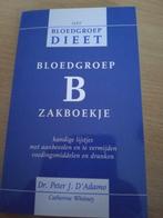 Bloedgroep B zakboekje, Boeken, Dieet en Voeding, Zo goed als nieuw, Ophalen