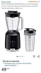 BRAUN Poweblender Mixeur 600W, helemaal nieuw., Ophalen, Nieuw