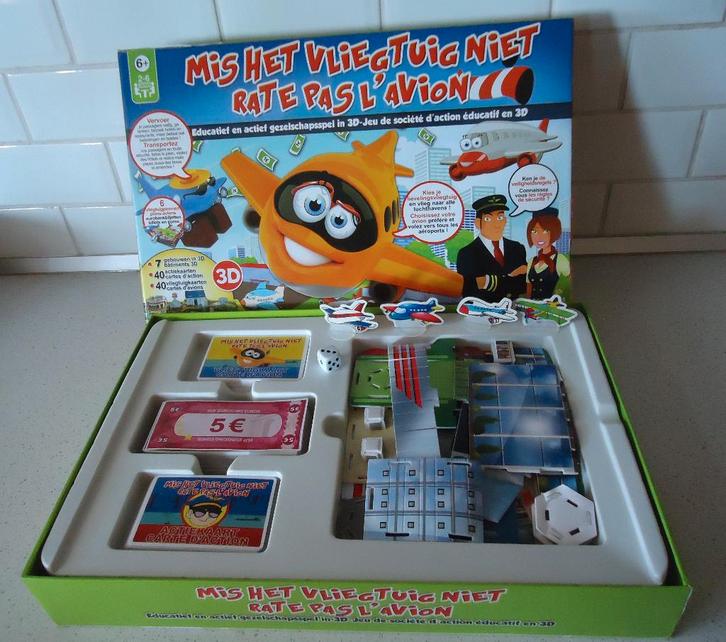 "Mis het Vliegtuig Niet !" van Imex in Nieuwe staat., Hobby & Loisirs créatifs, Jeux de société | Autre, Comme neuf, 1 ou 2 joueurs