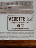 Film Second Victims :2 papieren biscoopkaartjes, Twee personen