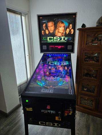 Flipper CSI Stern (2008), Enlèvement ou Envoi, Comme neuf, Imprimante matricielle, Flipper (jeu)