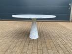 Angelo Mangiarotti M1 eettafel Skipper Carrara marmer 130cm, Ophalen of Verzenden, Rond, Arabescato Travertin vitra cassina b&b italia artifort togo edra
