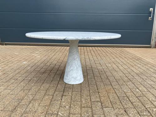 Angelo Mangiarotti M1 eettafel Skipper Carrara marmer 130cm, Huis en Inrichting, Tafels | Eettafels, Rond, Ophalen of Verzenden