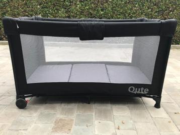 Reisbedje (quax) met extra matras en hoes