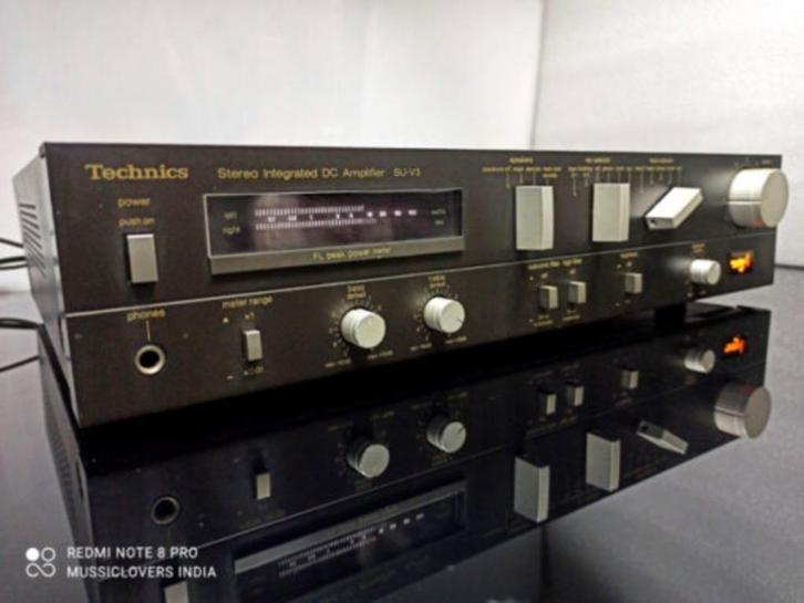 Technics vintage stereo versterker SU-V3 te Ekeren, Audio, Tv en Foto, Versterkers en Ontvangers, Gebruikt, Stereo, Minder dan 60 watt