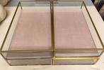 Lot de 4 boites de rangement pour bijoux ., Verzenden, Nieuw