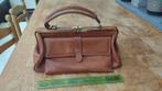 Sac à main vintage en simili, Enlèvement ou Envoi, Utilisé, Orange, Sac à main