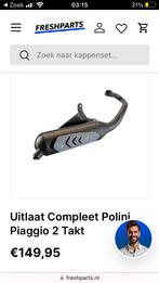Polini uitlaat, Enlèvement, Comme neuf, Pot d'échappement, Piaggio