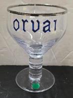 Ancien verre à bière émaillé trappistes Orval ( L droit ), Enlèvement ou Envoi, Comme neuf, Verre à bière