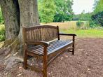 Teakhouten tuinbank Bois le Duc donker in zeer goede staat, Tuin en Terras, Tuinbanken, Ophalen, Zo goed als nieuw, Hout