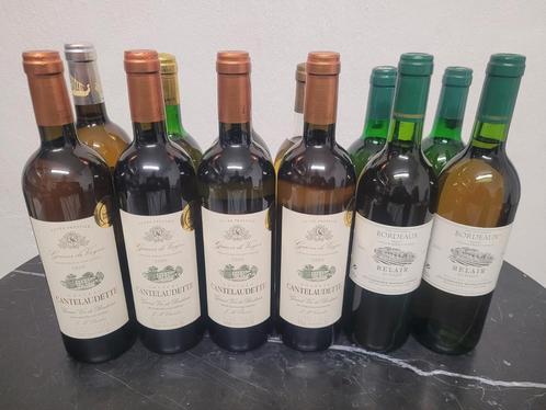 12 x Bordeaux (5 €/bouteille), Collections, Vins, Comme neuf, Vin blanc, France, Pleine, Enlèvement