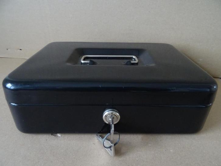 Geldkist Panzer geldkist vintage geldkist 24,5 x18 x7,5cm, Antiek en Kunst, Curiosa en Brocante, Ophalen of Verzenden