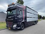 DAF XF 460 2017 berdex 3 lagen varkens, Automaat, Blauw, Cruise Control, Diesel