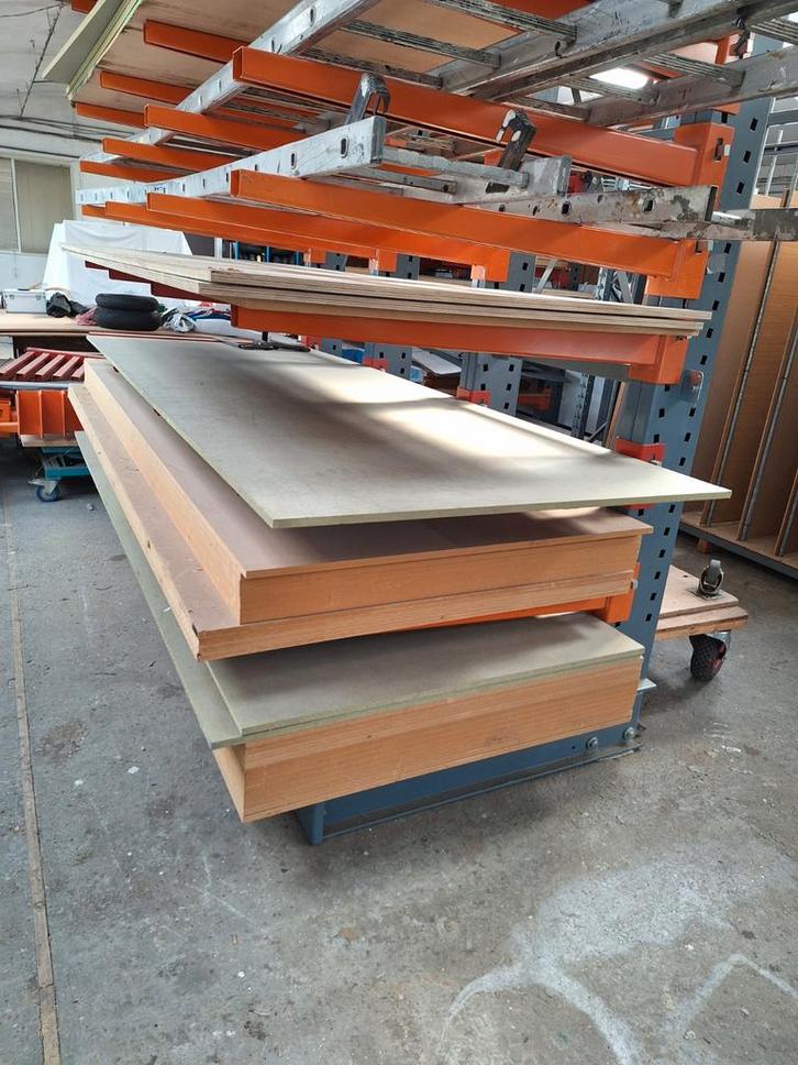 MDF PLATEN 2000€., Doe-het-zelf en Bouw, Platen en Panelen, Ophalen