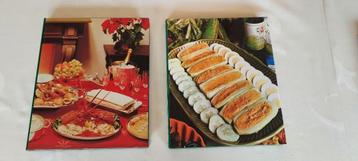 2 mooie kookboeken : franse keuken en salades en voorgerecht beschikbaar voor biedingen