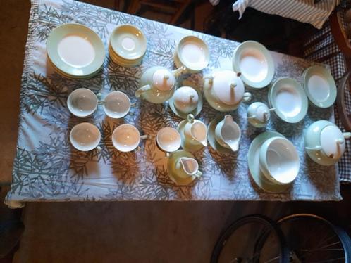 Servies, Eet en koffie Art-Deco, Antiek en Kunst, Antiek | Servies los, Ophalen