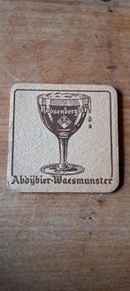 Bierviltje sous bock waesmunster roosenberg abdij, Verzamelen, Ophalen of Verzenden