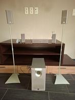 Yamaha subwoofer met 5 boxen, Audio, Tv en Foto, Luidsprekerboxen, Gebruikt, 60 tot 120 watt, Complete surroundset, Ophalen