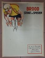 Affiche 1930's Wielrennen Sylvere Maes, Felicien Vervaecke, Verzamelen, Merken en Reclamevoorwerpen, Ophalen of Verzenden, Gebruikt