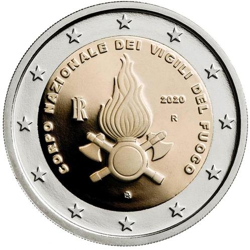 2 euro Italie 2020 - Brandweer (UNC), Postzegels en Munten, Munten | Europa | Euromunten, Losse munt, 2 euro, Italië, Ophalen of Verzenden