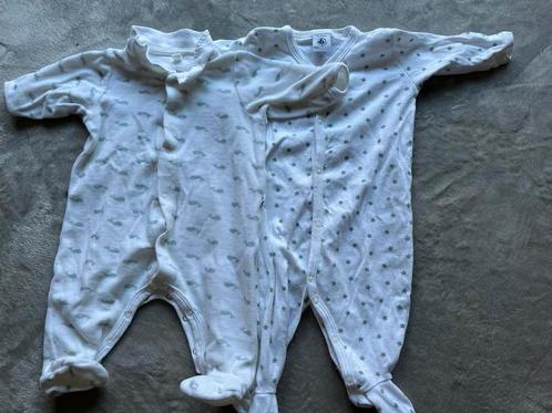 2 Petit Bateau pyjama’s maat 60 – goede staat, Kinderen en Baby's, Babykleding | Maat 62, Zo goed als nieuw, Ophalen
