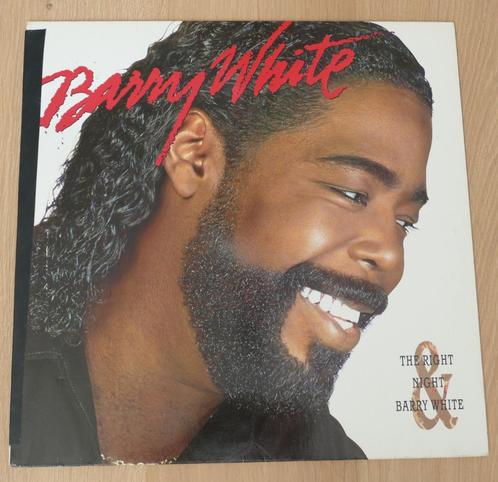 LP  Barry White ‎– The Right Night & Barry White, CD & DVD, Vinyles | R&B & Soul, Utilisé, Soul, Nu Soul ou Neo Soul, 1960 à 1980