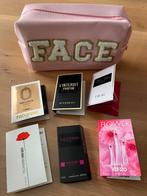 Make up tasje met 6 staaltjes parfum, Handtassen en Accessoires, Overige kleuren, Gehele gezicht, Nieuw, Ophalen of Verzenden