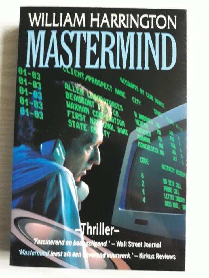 Boek Harrington – Mastermind, Boeken, Thrillers, Zo goed als nieuw, Ophalen of Verzenden