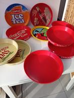 Lot van 10 vintage drankplateau's in mooie staat, Verzamelen, Ophalen, Gebruikt, Overige typen