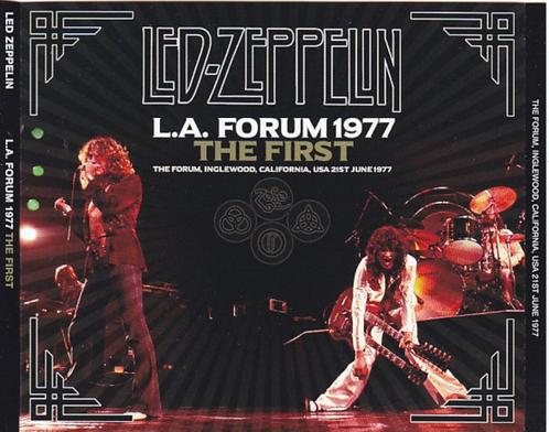 3 CD's LED ZEPPELIN - L.A. Forum 1977 De eerste, Cd's en Dvd's, Cd's | Hardrock en Metal, Nieuw in verpakking, Verzenden
