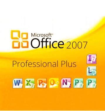 Microsoft Office 2007 Professionnel Plus Clé licence Multili, Enlèvement, Neuf, Windows