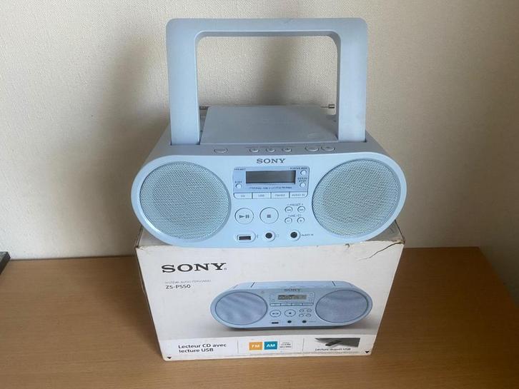 Draagbare stéréo cd lezer usb Mp3 Sony ZS-PS50, Audio, Tv en Foto, Cd-spelers, Zo goed als nieuw, Sony, Draagbaar, Met radio, Ophalen of Verzenden