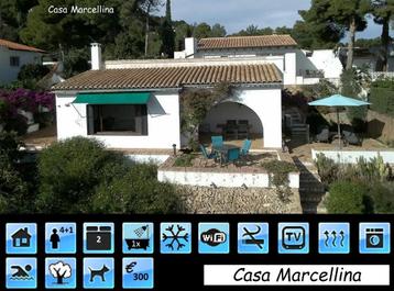 Calpe: leuk vakantiehuis Casa Marcellina met fenomenaal uitz