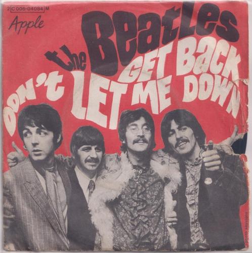 The Beatles – Get back / Don’t let me down – Single, CD & DVD, Vinyles Singles, Utilisé, Single, Pop, 7 pouces, Enlèvement ou Envoi