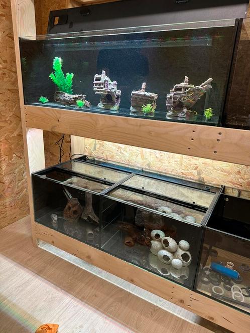 Aquarium stelling bakken 10 stuks, Dieren en Toebehoren, Vissen | Aquaria en Toebehoren, Ophalen