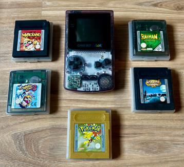 Nintendo Gameboy Color + Top Games!! beschikbaar voor biedingen