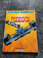 Stripboek Michel Vaillant nr. 58 Paddock, Ophalen of Verzenden, Zo goed als nieuw