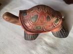 Grosse tortue bois, Antiek en Kunst, Kunst | Beelden en Houtsnijwerken, Ophalen of Verzenden