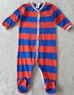 Pyjama grenouillère coton orange/bleu - T67 - Petit Bateau, Petit bateau, Jongetje of Meisje, Zo goed als nieuw, Nacht- of Onderkleding