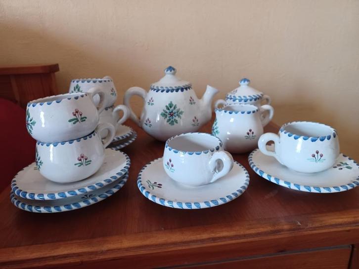 handgemaakt  koffie serviesje, Huis en Inrichting, Keuken | Servies, Zo goed als nieuw, Overige typen, Overige stijlen, Overige materialen