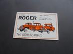 Sticker Depannage Roger St.-Job in 't Goor, Verzenden, Nieuw, Bedrijf of Vereniging