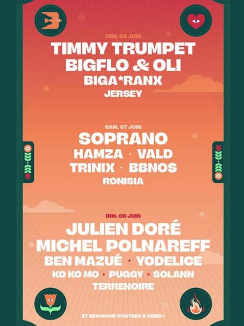 2 e-tickets voor de Francofolies d'Esch/Alzette op zondag, Tickets en Kaartjes, Evenementen en Festivals, Twee personen
