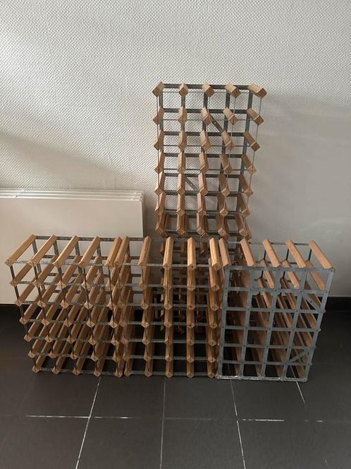 5 wijnrekken voor 24 flessen, Huis en Inrichting, Woonaccessoires | Wijnrekken, Gebruikt, Ophalen