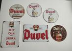 Lot van 6 duvel reclameborden, Verzamelen, Biermerken, Ophalen of Verzenden, Zo goed als nieuw, Duvel